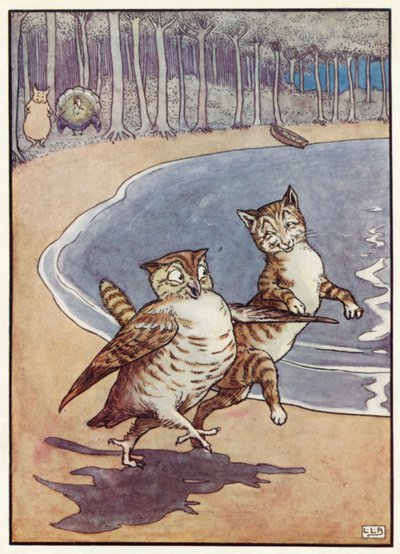De Uil en de Pussy-Cat door Leonard Leslie Brooke